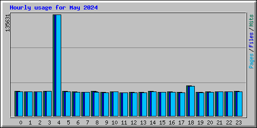 Hourly usage for May 2024