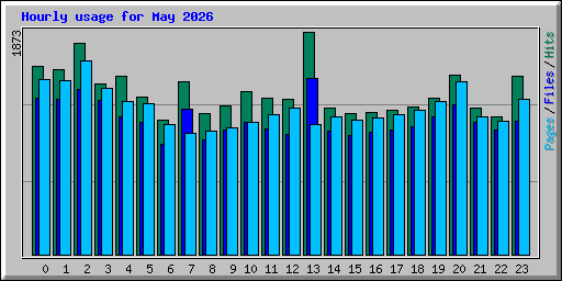 Hourly usage for May 2026